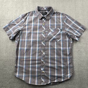Magpul Shirt Adult Medium Check Button Up Short Sleeve Snap Button Men's